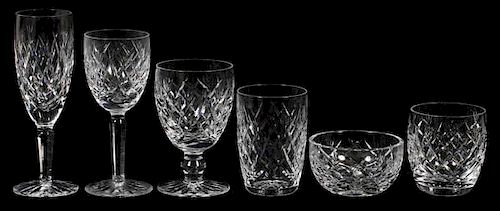 WATERFORD 'AVOCA' & 'DONEGAL' CRYSTAL STEMWARE