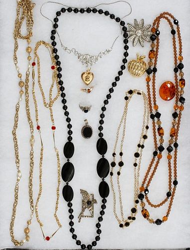GIVENCHY TRIFARI & OTHERS COSTUME JEWELRY 13 PIECES