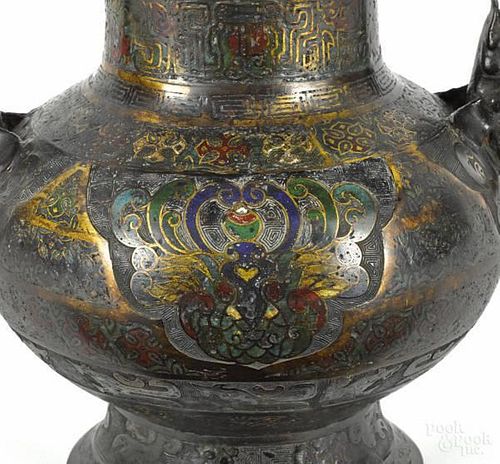 Chinese Archaistic Ming/Qing dynasty cloisonn‚ v