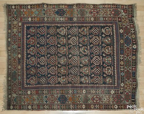 Shirvan carpet, ca. 1900, 4'7'' x 3'11''.