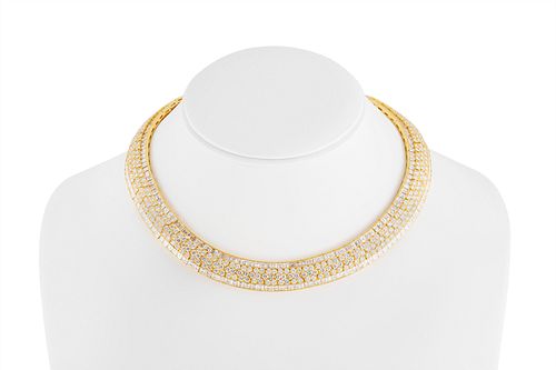 Van Cleef & Arpels 69.00 Carat Diamond Collar Necklace