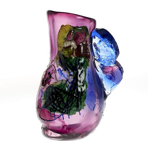 Marc Chagall for Costantini Murano glass vase