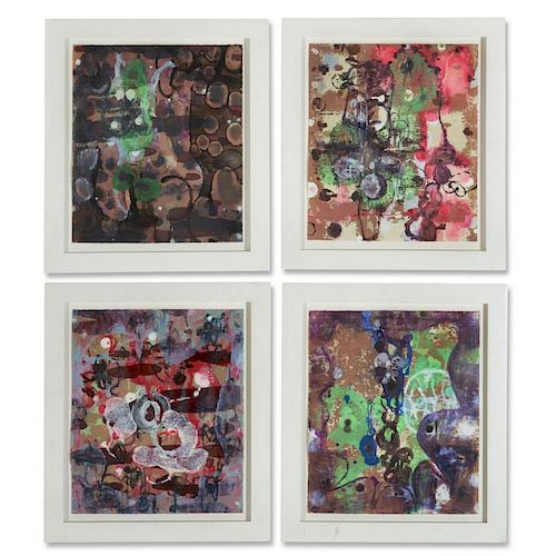 Janis Provisor, set (4) paintings
