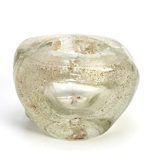 Andre Thuret experimental glass vase