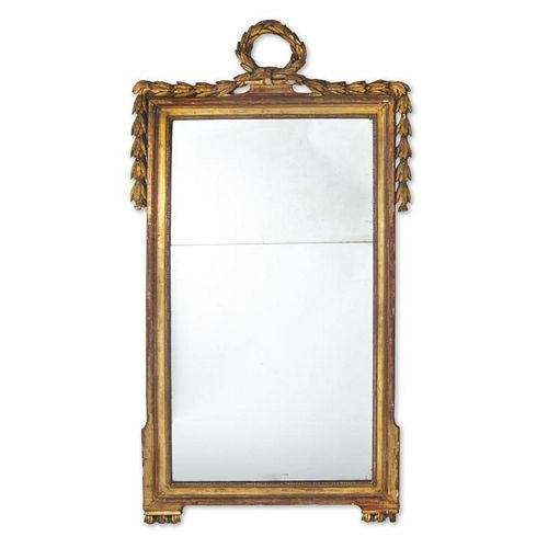 Louis XVI giltwood pier mirror