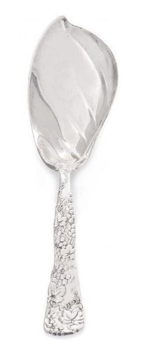 * An American Silver Ice Cream Server, Tiffany & Co., New York, NY, 1885, in the Vine pattern.