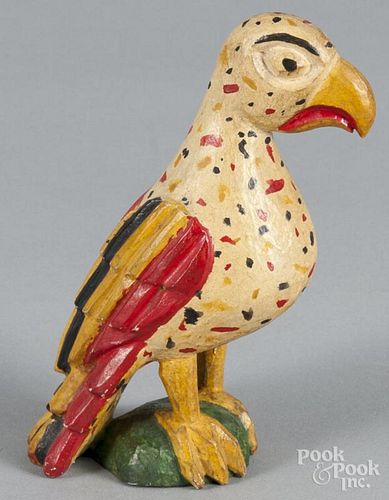 Rodney Boyer, York, Pennsylvania carved and painted eaglet, 5 1/4'' h.