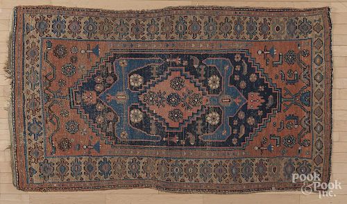 Hamadan carpet, early 20th c., 6'5'' x 3'7''.