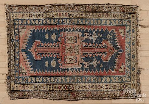 Hamadan carpet, early 20th c., 4'9'' x 3'5''.
