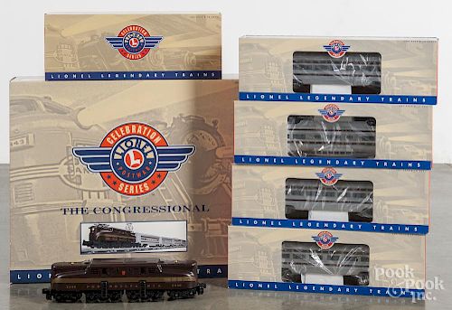 Lionel contemporary The Congressional O gauge train set with its original box.