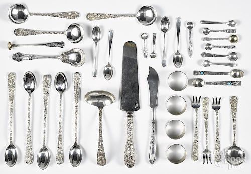 Sterling silver flatware, to include Stieff, Kirk, etc., 23.3 ozt.