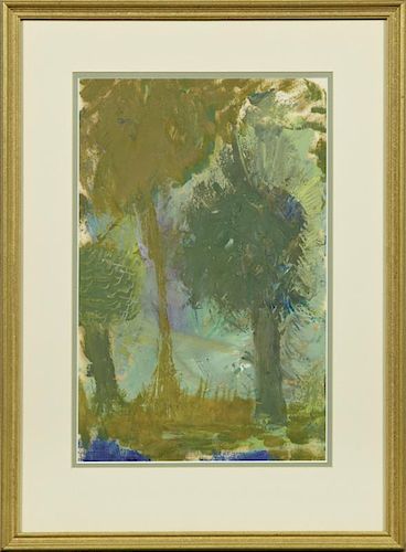 Nina Guzzetta, "The Cypress Swamp," 20th c., acryl