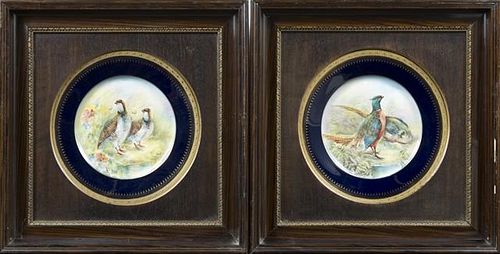 Pair of Porcelain Plates, late 19th c., probably L