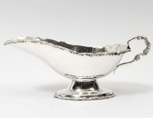 STERLING SILVER SAUCE BOAT