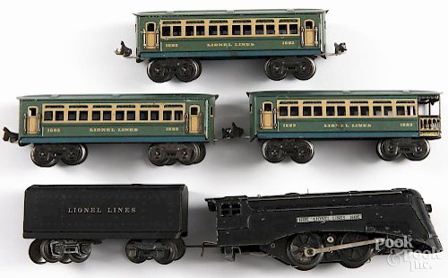 Lionel five-piece train set, to include a 1689E engine and tender