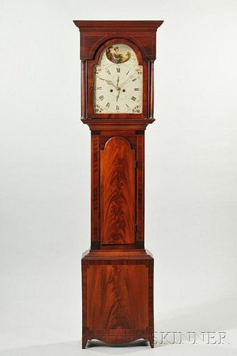Scottish Mahogany Tall Clock