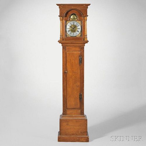 Aaron Smith Thirty-hour Pine Tall Clock
