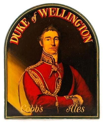 Large Tavern Sign, Duke of Wellington, Cobb's Ale
