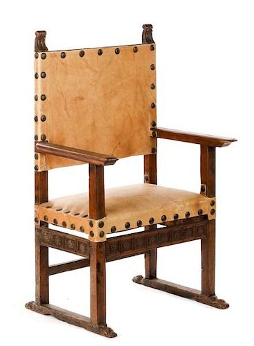 Spanish Colonial Period Friars or Monk Chair