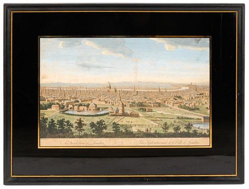 After Canaletto, A North View Of London, Engraving