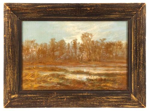 Ralph Davison Miller Signed 1905 Pastel Landscape