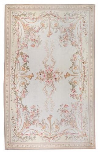 * An Aubusson Style Wool Carpet 11 feet x 16 feet.
