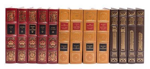 * (EASTON PRESS) 3 sets of historical works in 29 vols. Norwalk, CT, various dates.