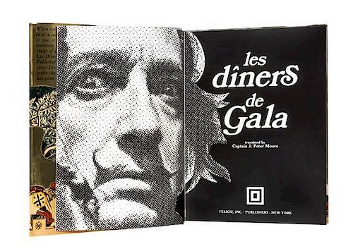 * DALI, SALVADOR. Le Diners de Gala. NY, 1971. With one other.