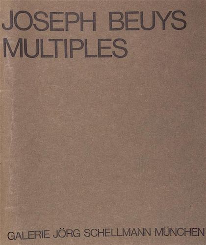 * BEUYS, JOSEPH. Multiples + Grafik. Munich, 1971. Limited. With a felt postcard.