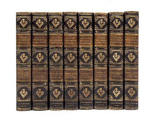 SCOTT, SIR WALTER. Historical Romances. Edinburgh, 1822. 8 vols.