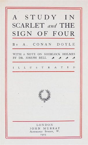* DOYLE, ARTHUR CONAN. Works. London, 1903. 12 vols.