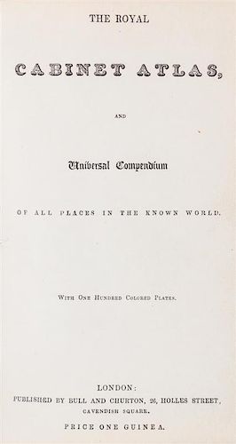 (ATLAS) STARLING, THOMAS. The Royal Cabinet Atlas. London, [1840]