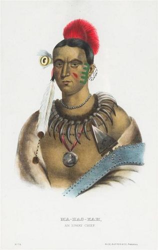 MCKENNEY AND HALL. A group of three portraits of American Indians.