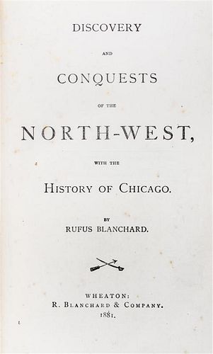 * (CHICAGO, HISTORY) A group of seven early historical works on Chicago.