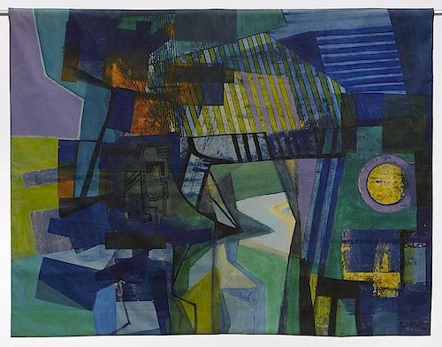 Roberto Burle Marx, "Untitled" panneaux, acrylic