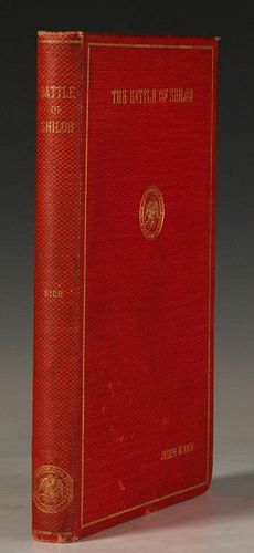 RICH, JOSEPH W., THE BATTLE OF SHILOH, 1911