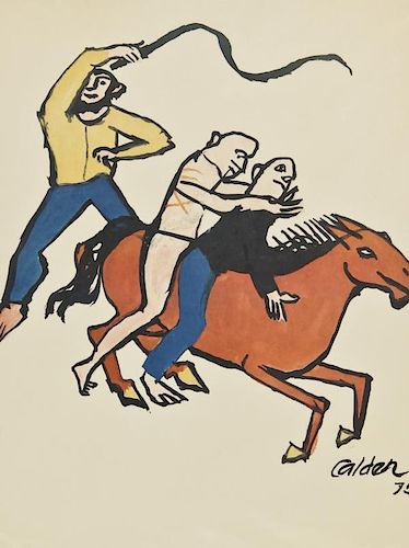 Alexander Calder (American, 1898-1976) Rare Prisoners of Conscience Poster