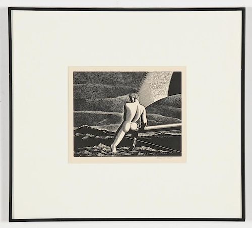 Rockwell Kent (American, 1882-1971) "Fair Wind", 1931