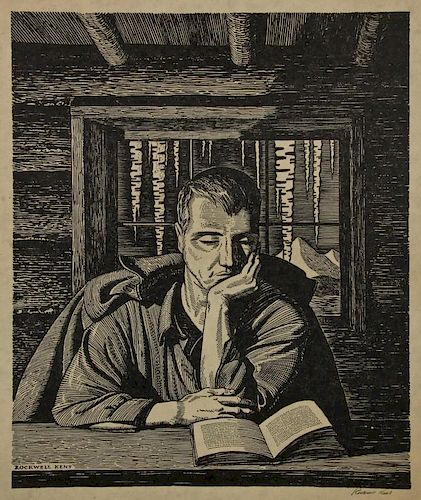 Rockwell Kent (American, 1882-1971) "The Scholar", 1938