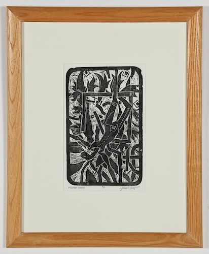 John T. Scott (American, 1940-2007) "Window Icarus", 1992