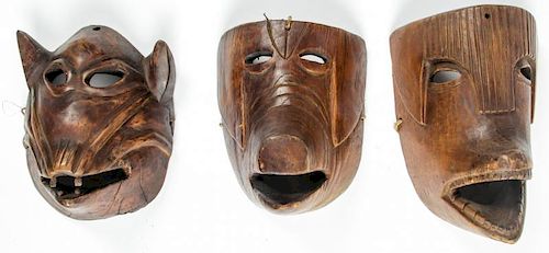 3 Hidalgo Mexico Festival Dance Animales Masks