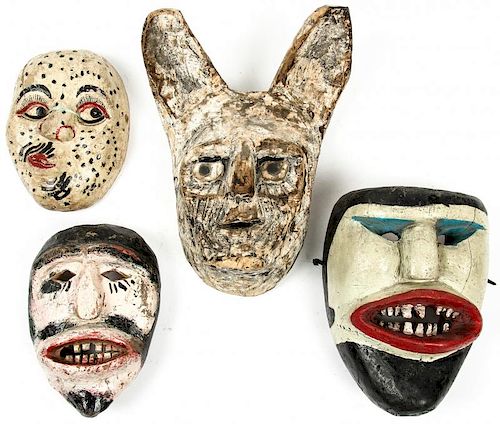 4 Grotesque Mexican Masks