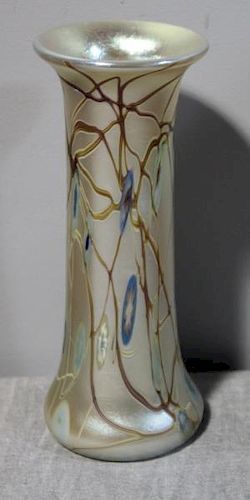 Art Glass Vase Signed L.C. Tiffany and Numbered