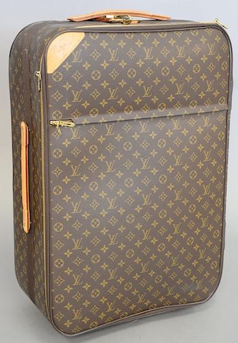 Louis Vuitton Pegase 70 rolling suitcase, brown monogram canvas, large size in very good condition.