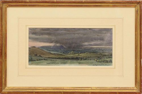 STANLEY ROY BADMIN (1906-2006): STORM OVER THE SEVERN