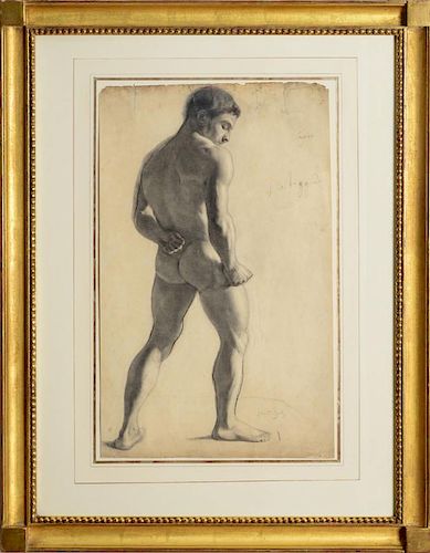 LAURENT GSELL (1860-1944): STUDY OF A MALE FIGURE
