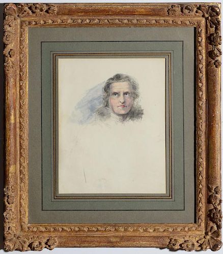 ATTRIBUTED TO WILLIAM NULREADY (1786-1863): PORTRAIT SKETCH