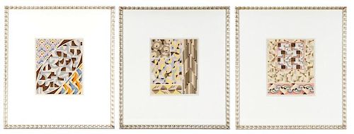 Group of 3 Framed Adrien-Jacques Garcelon Prints
