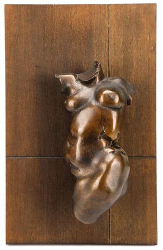 Barry Walton, Torso With Setting, Bronze Sculpture