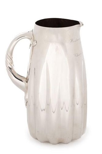 1888 Whiting Aesthetic Sterling Silver Pitcher